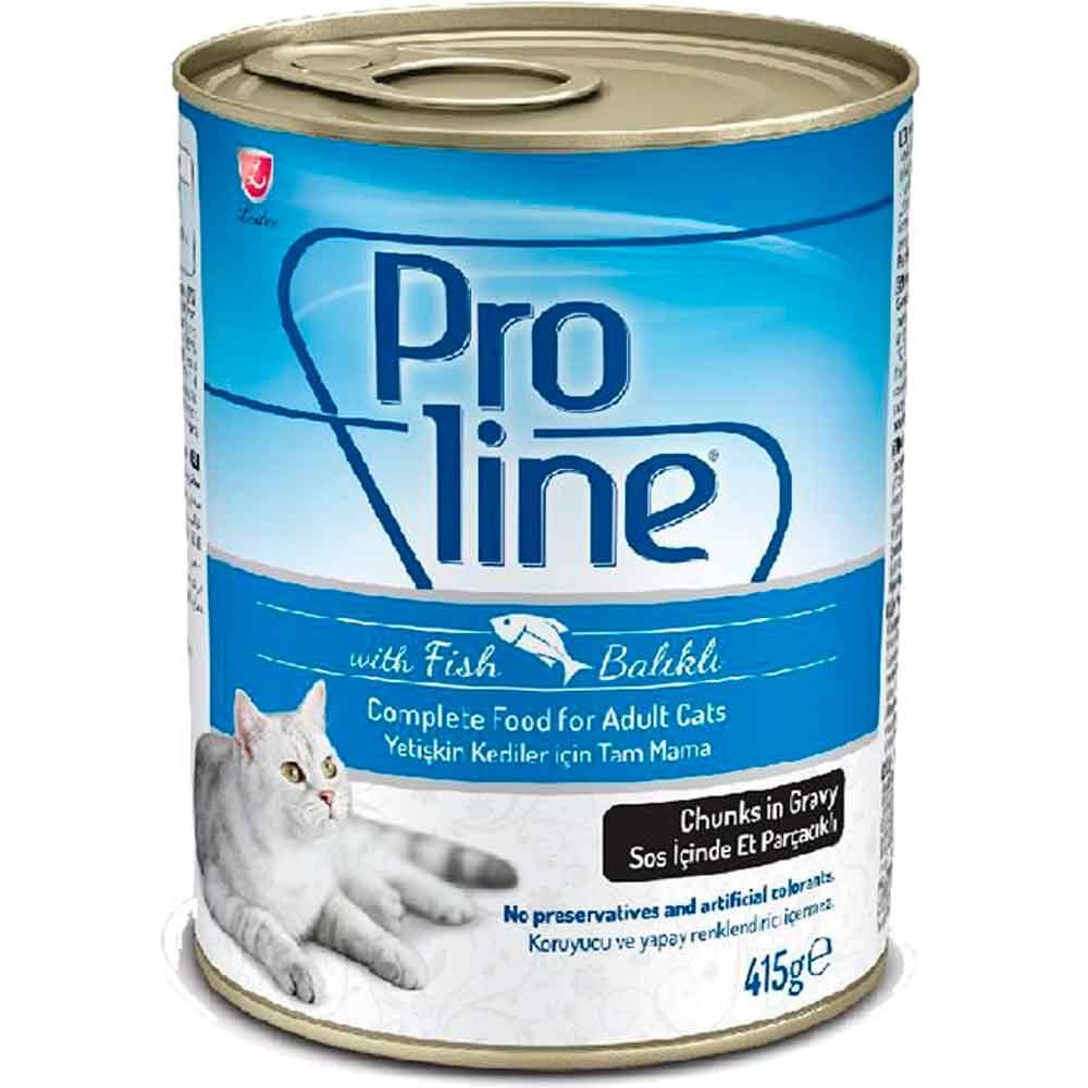 ProLine Kedi Konservesi Balıklı 415 Gr 8698995025034 Amazon Pet Center
