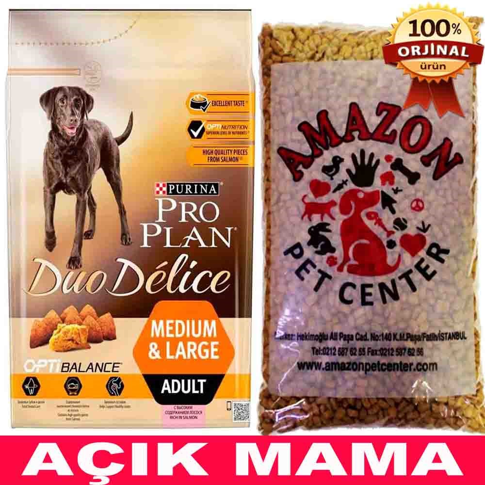Proplan Duo Delice Somonlu Orta Büyük Irk Yetişkin Köpek Maması Açık 1 Kg 32128819 Amazon Pet Center