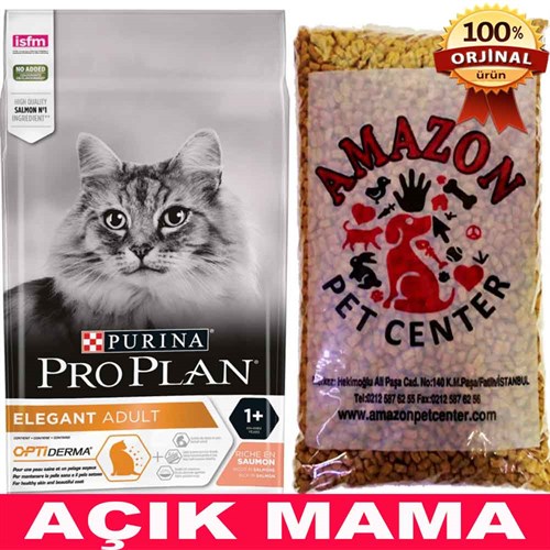 Proplan Elegant Somonlu Kedi Maması Açık 1 Kg 32120936 Pro Plan Açık Kedi Maması Amazon Pet Center