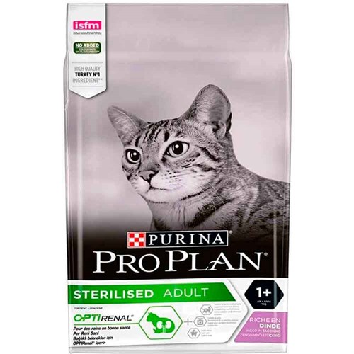 Proplan Sterilised Hindili Kedi Maması 10 kg 7613033566547 Pro Plan Kısır Kedi Mamaları Amazon Pet Center