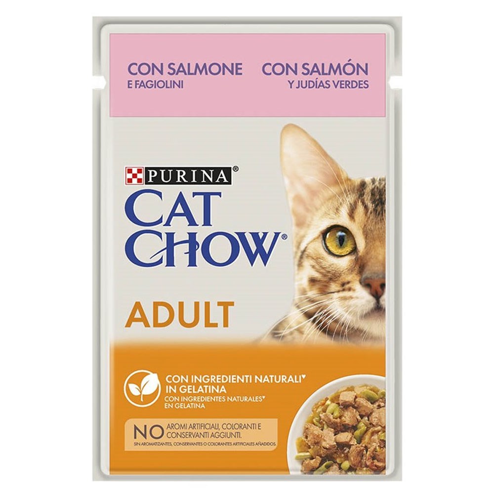 Purina Cat Chow Somonlu Yetişkin Kedi Yaş Maması 85 Gr 7613036594899 Amazon Pet Center