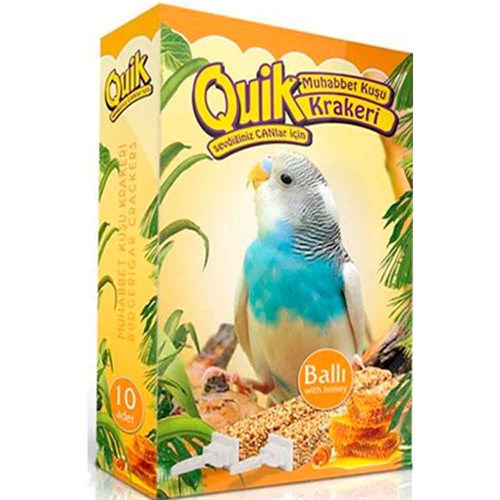 Quik Tava Kraker 10'lu 8681299600045 Quik Koli Kuş Yemleri Amazon Pet Center