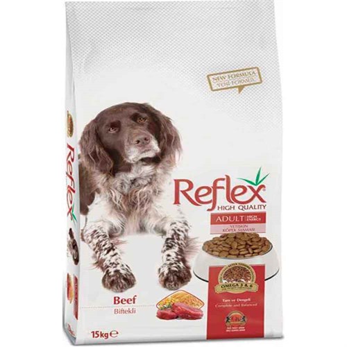 Reflex Biftekli High Energy Yetişkin Köpek Maması 15 Kg 8698995010542 Reflex Yetişkin Köpek Mamaları Amazon Pet Center