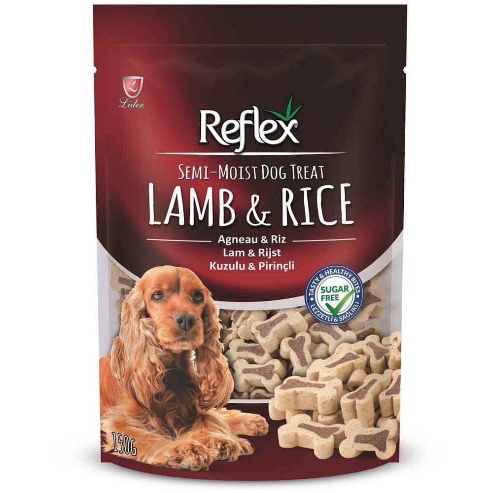 Reflex Kuzulu ve Pirinçli Yumuşak Köpek Ödülü 150gr 8698995025270 Amazon Pet Center