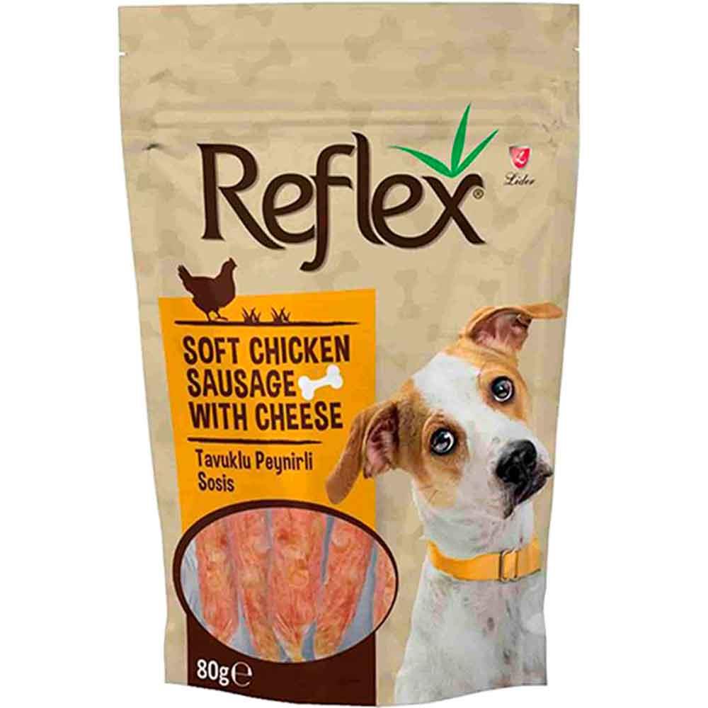 Reflex Peynirli Yumuşak Tavuk Parçacıkları Köpek Ödülü 80gr 8698995030076 Amazon Pet Center
