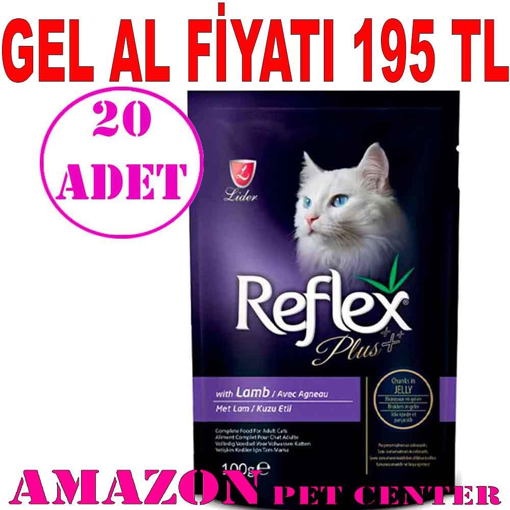 Reflex Plus Dana Etli Kedi Konservesi 100 Gr 20 AD 32108903 Amazon Pet Center