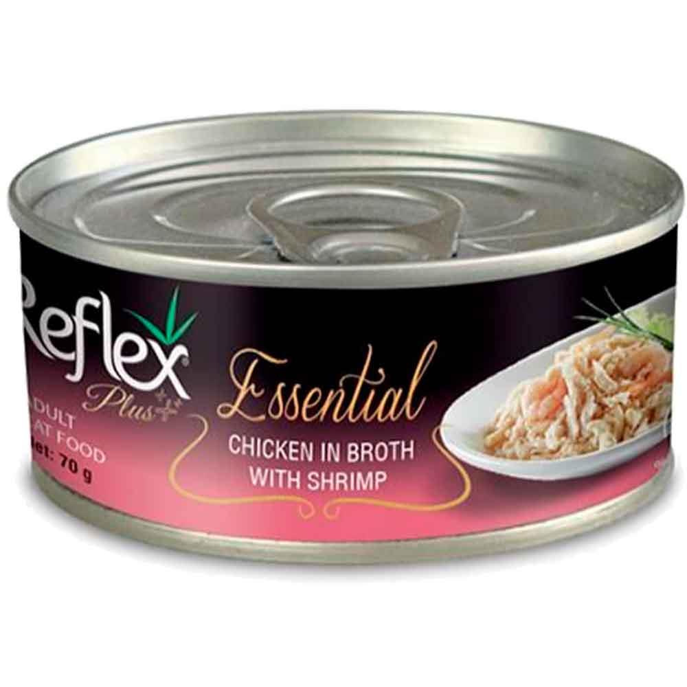 Reflex Plus Essential Tavuklu ve Karidesli Yetişkin Kedi Konservesi 70 Gr 8698995027175 Amazon Pet Center