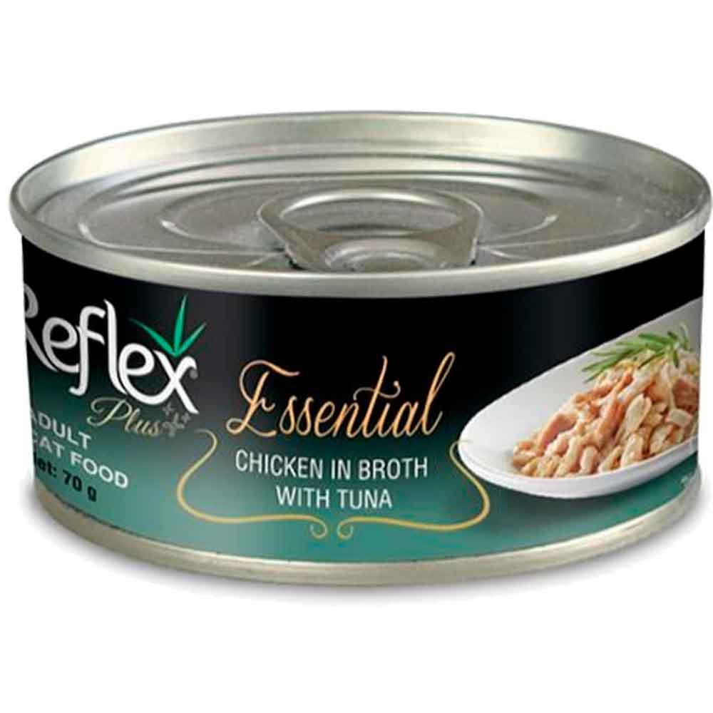 Reflex Plus Essential Tavuklu ve Ton Balıklı Yetişkin Kedi Konservesi 70 Gr 8698995027106 Amazon Pet Center