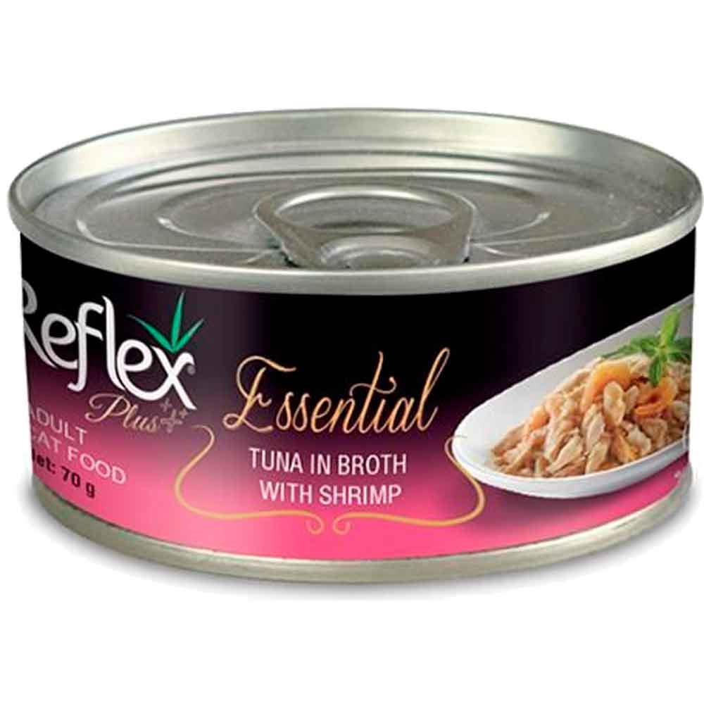 Reflex Plus Essential Ton Balıklı ve Karidesli Yetişkin Kedi Konservesi 70 Gr 8698995027045 Amazon Pet Center