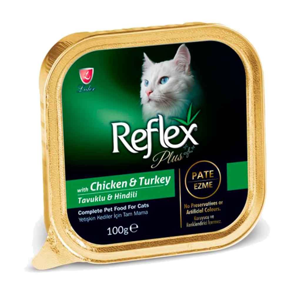 Reflex Plus Pate Tavuk ve Hindili Yetişkin Kedi Konservesi 100 Gr 8698995012492 Amazon Pet Center