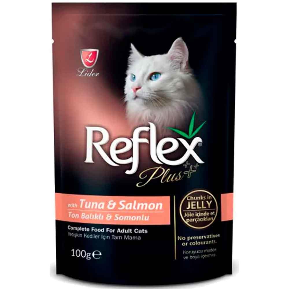 Reflex Plus Pouch Ton Balıklı ve Somonlu Yetişkin Kedi Konservesi 100 Gr 8698995012447 Amazon Pet Center