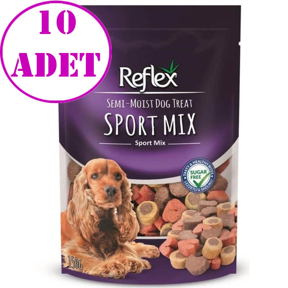 Reflex Sport Mix Yumuşak Köpek Ödülü 150gr 10 AD 32123715 Amazon Pet Center