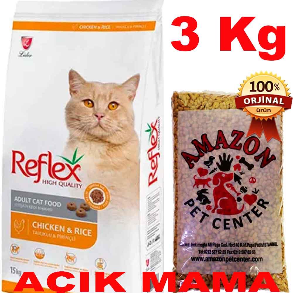 Reflex Tavuklu Kedi Maması Açık 3 Kg 32117417 Amazon Pet Center