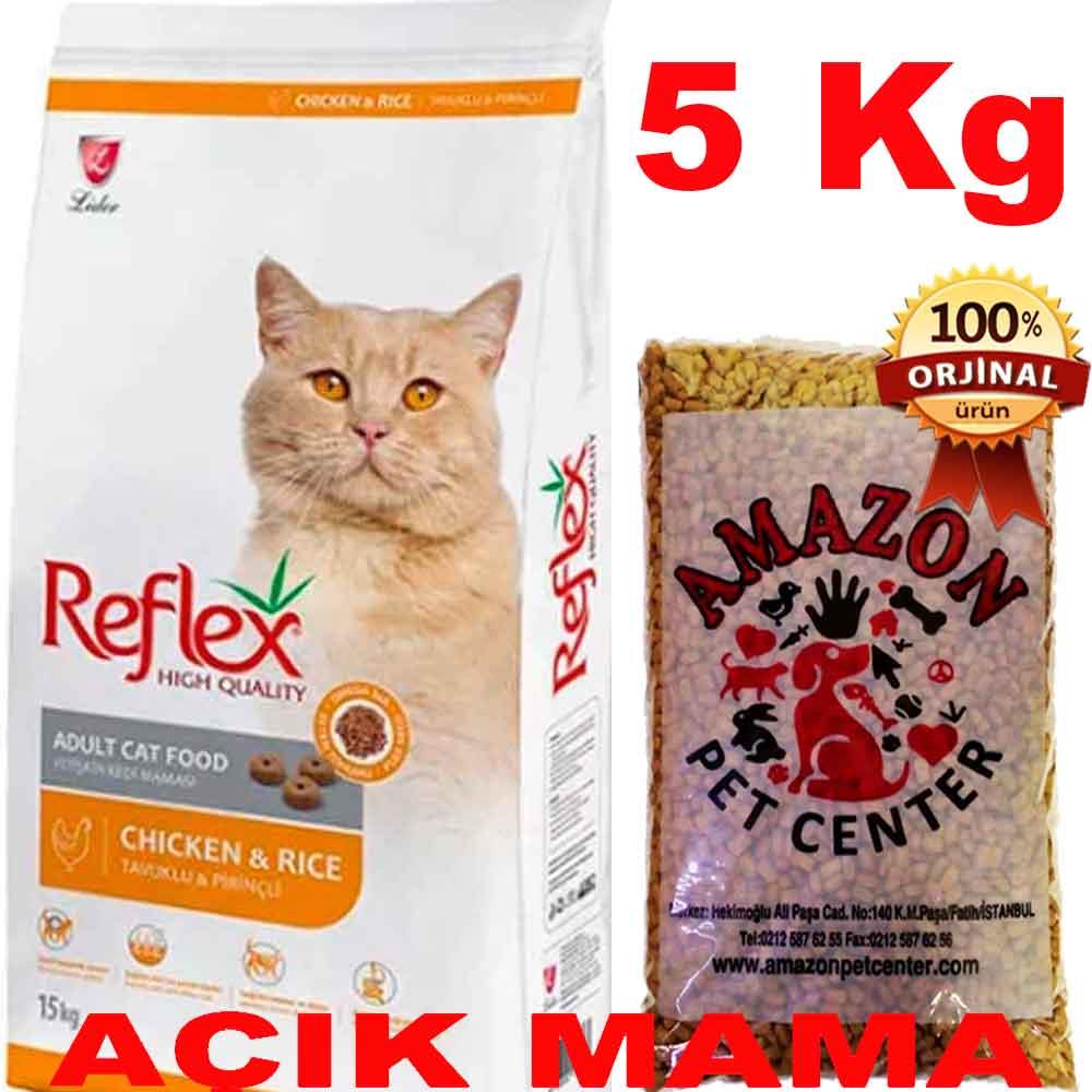 Reflex Tavuklu Yetişkin Kedi Maması Açık 5 Kg 32117424 Amazon Pet Center