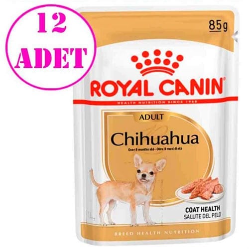 Royal Canin Chihuahua Adult Yaş Köpek Konservesi 85 Gr 12 Ad 32120875 Royal Canin Koli Köpek Konserve Mamaları Amazon Pet Center