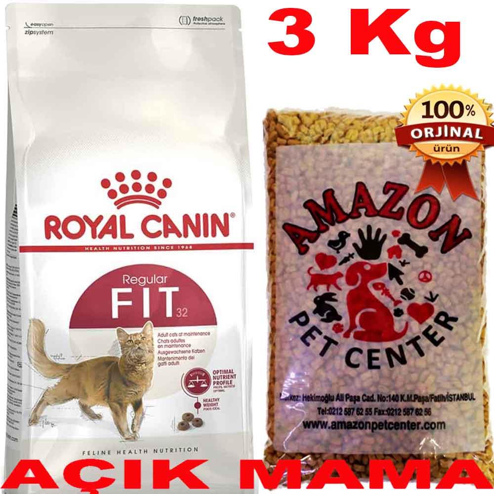 Royal Canin Fit 32 Açık Kedi Maması 3 Kg 32117110 Amazon Pet Center