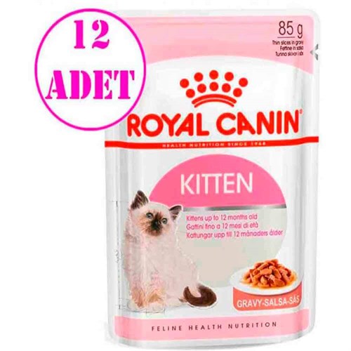 Royal Canin Kitten Gravy Kedi Maması 85 Gr 12 Ad 32109030 Royal Canin Yavru Kedi Konserve Mamaları Amazon Pet Center