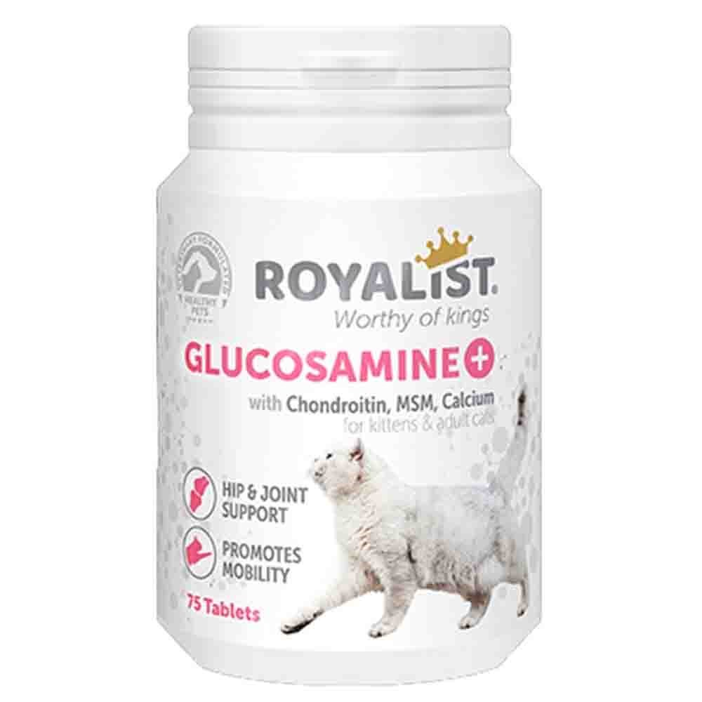 Royalist Glucosamine Kediler İçin Kalça ve Eklem Sağlığı Destekleyici Tablet 75 Adet 8682291402958 Amazon Pet Center