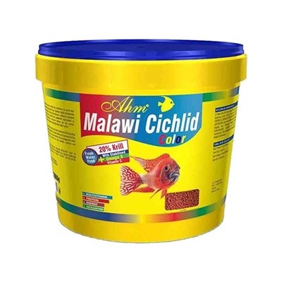 Ahm Malawi Cichlid Balığı Granulat Color Ciklet Balık Yemi 3 kg 8699375330212 Amazon Pet Center