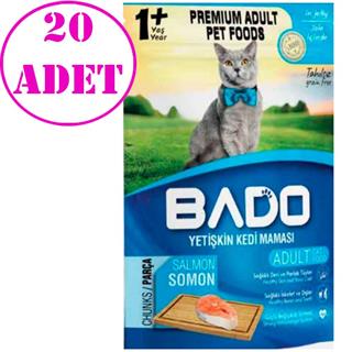 Bado Somonlu Kedi Yaş Maması 85 Gr 20 AD 32136777 Amazon Pet Center