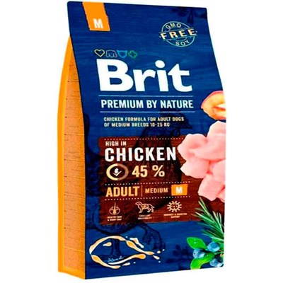 Brit Premium Tavuklu Yetişkin Orta Irk Köpek Maması 15 kg 8595602526376 Brit Care Yetişkin Köpek Mamaları Amazon Pet Center