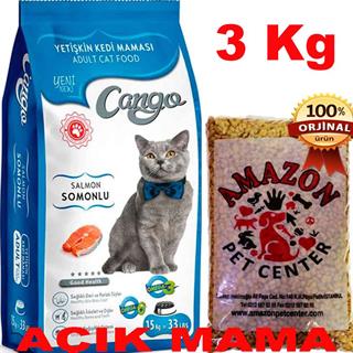 Cango Kedi Maması Somonlu Açık 3 Kg 32136609 Amazon Pet Center