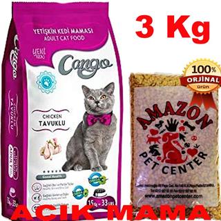 Cango Kedi Maması Tavuklu Açık 3 Kg 32136364 Amazon Pet Center
