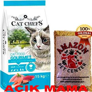Cat Chefs Gourmet Kedi Maması Açık 1 Kg 32133196 Amazon Pet Center