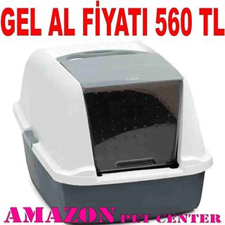 Catit Magıc Blue Litter Box Regular 57-46,5-42 Cm 022517440759 Amazon Pet Center
