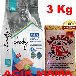 Chedy Balıklı Kedi Maması Açık 3 Kg 32136531 Amazon Pet Center