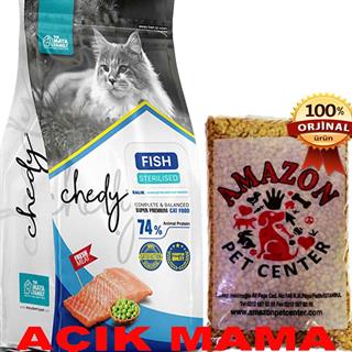 Chedy Balıklı Kısır Kedi Maması Açık 1 Kg 32134025 Amazon Pet Center
