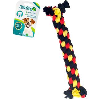 Eurodog Dumbell Diş İpi Köpek Oyuncağı Sarı Siyah Kırmızı 14 Cm 8681144193340 Amazon Pet Center