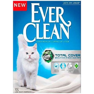 Ever Clean Total Cover Koku Önleyici Kedi Kumu 10 lt 5060412213080 Ever Clean Doğal Kedi Kumları Amazon Pet Center