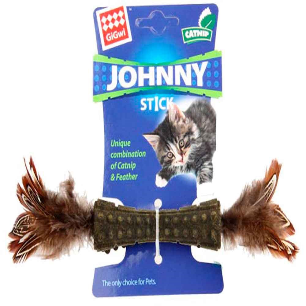 Gigwi Kedi Oyuncağı Johnny Stick Catnipli Doğal Oyuncak 846295070706 Amazon Pet Center
