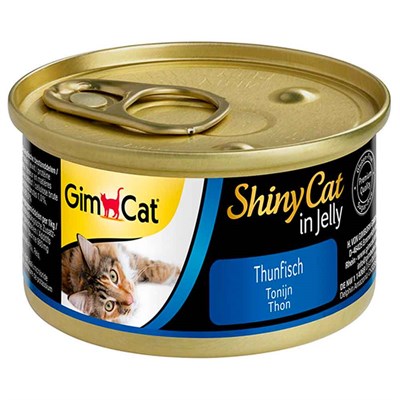 Gimcat Shiny Cat Jel İçinde Ton Balıklı Kedi Konservesi 70 gr 4002064413082 Gimpet Yetişkin Kedi Konserve Mamaları Amazon Pet Center