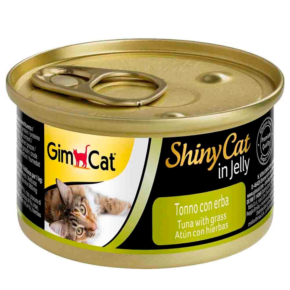 Gimcat Shinycat Ton Balıklı ve Çimenli Kedi Konservesi 70 Gr 4002064413242 Amazon Pet Center