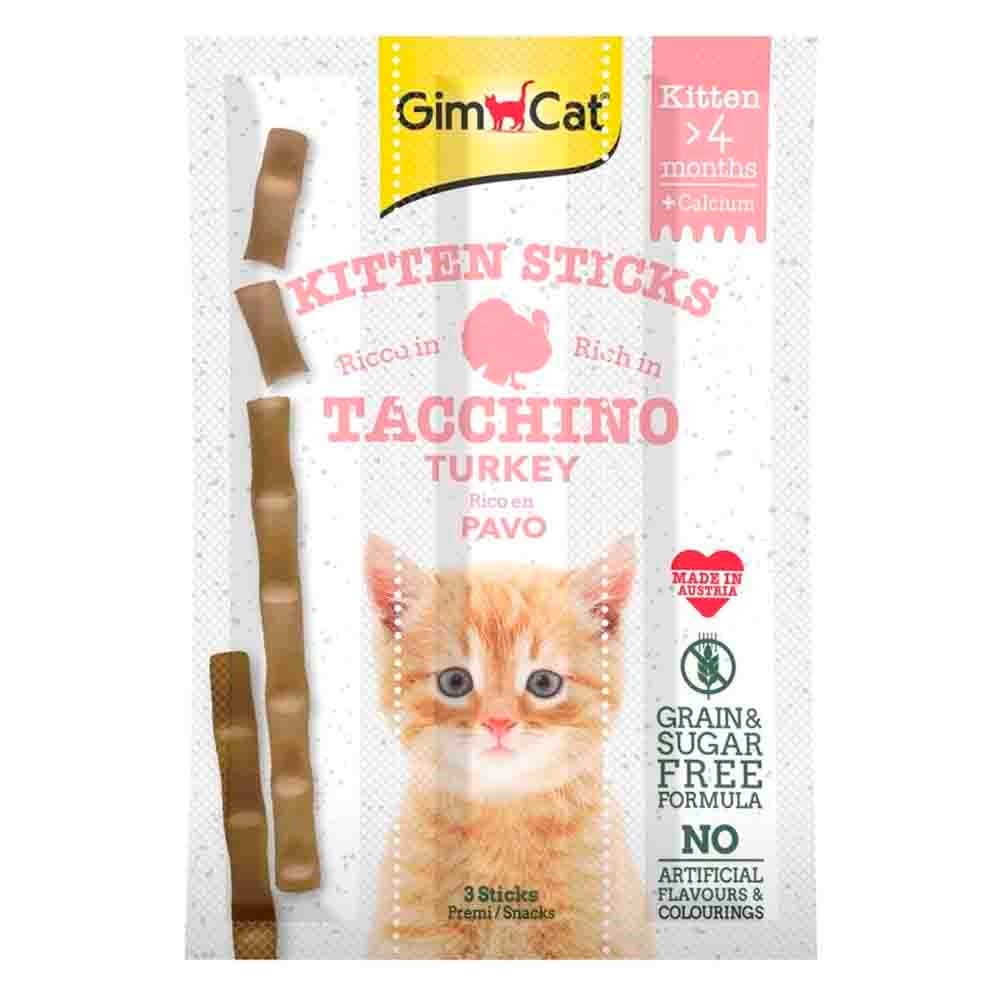 Gimcat Sticks Kitten Hindili Yavru Kedi Ödül Çubukları 3x3gr 4002064420448 Amazon Pet Center