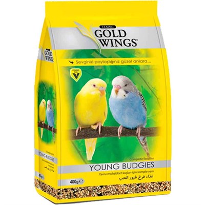Gold Wings Classic Yavru Yemi 400 gr 8680468043072 Gold Wings Classic Yavru Kuş Yemleri Amazon Pet Center