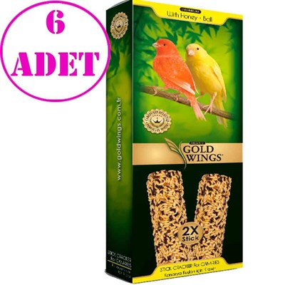 Gold Wings Premium Ballı Kanarya Krakeri Kutu 2'li Paket 6 AD 32126709 Gold Wings Premium Kuş Krakerleri Amazon Pet Center