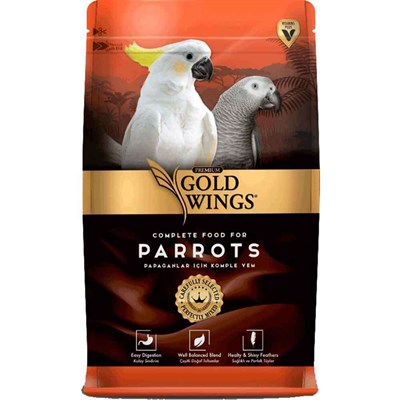 Gold Wings Premium Papağan Yemi 750gr 8680468041870 Gold Wings Premium Papağan Yemleri Amazon Pet Center