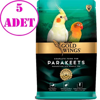 Gold Wings Premium Paraket Yemi 1 kg 5 AD 32126686 Gold Wings Premium Koli Kuş Yemleri Amazon Pet Center
