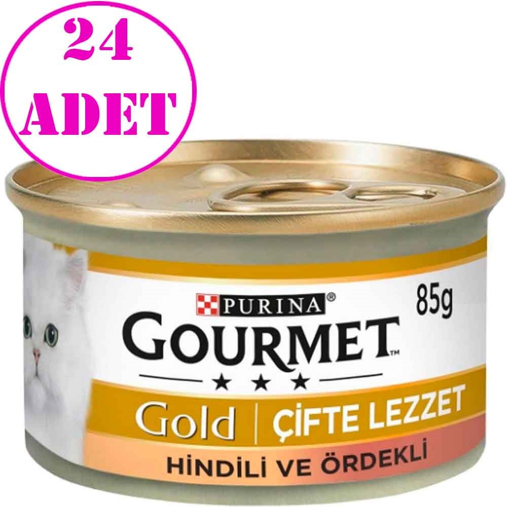 Gourmet Gold Hindili Ördekli Kedi Konservesi 85 Gr 24 AD 32107098 Amazon Pet Center