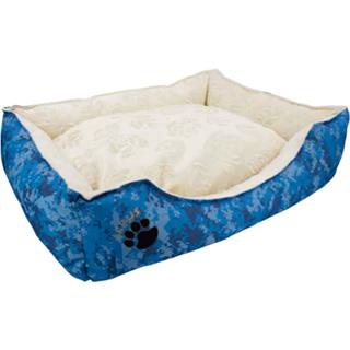 Lepus Premium Kedi Köpek Yatağı Mavi Desenli M 17751001 Amazon Pet Center