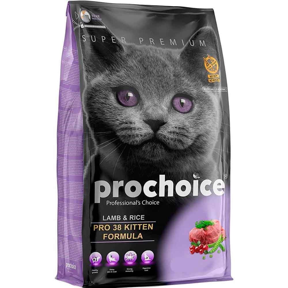 Prochoice PRO 38 Kuzu Pirinç Yavru Kedi Maması 15 kg 8681465601036 Amazon Pet Center