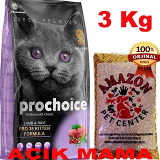 Prochoice Pro 38 Yavru Kedi Maması Açık 3 Kg 32117820 Amazon Pet Center