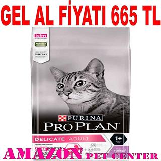 Proplan Delicate Hindili Kedi Maması 3 Kg 3222270884129 Amazon Pet Center