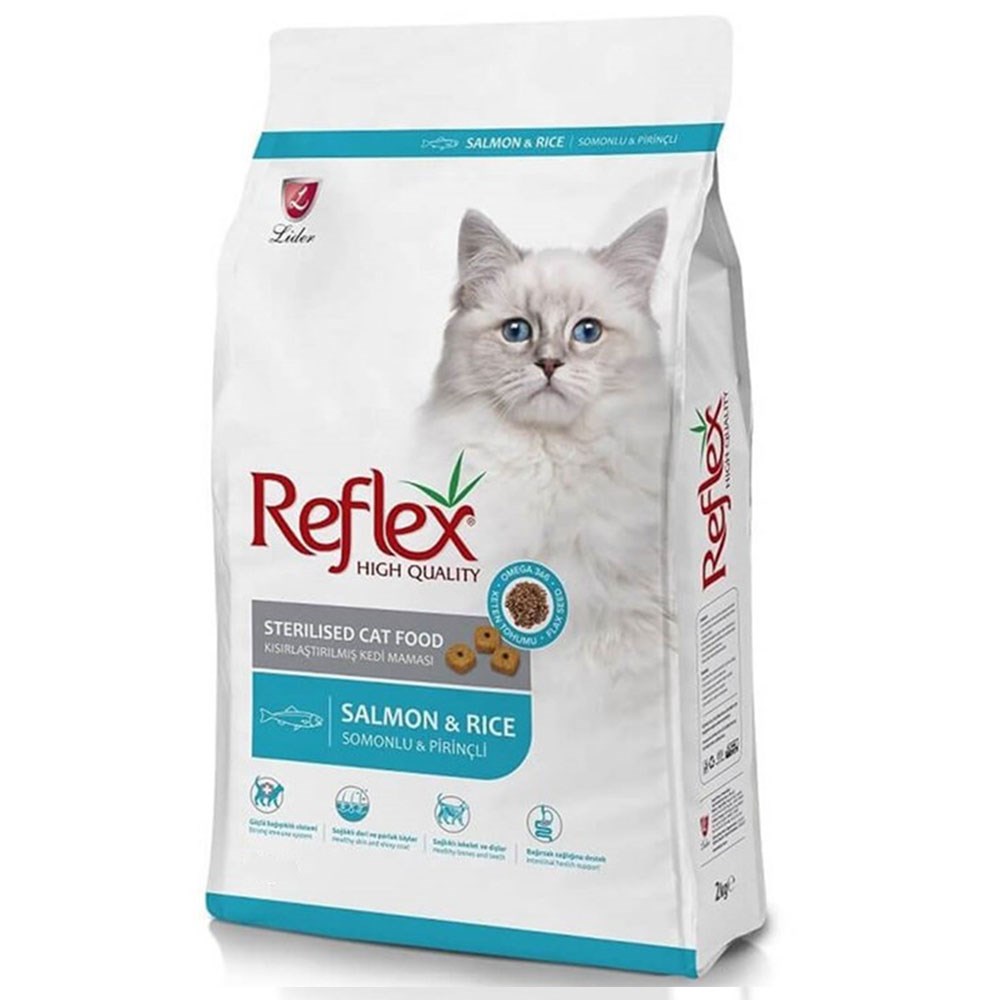 Reflex Somonlu Kısırlaştırılmış Kedi Maması 15kg 8698995028790 Amazon Pet Center