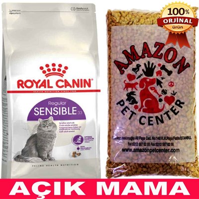 Royal Canin Sensible Kedi Maması Açık 1 Kg 32105407 Royal Canin Açık Kedi Maması Amazon Pet Center