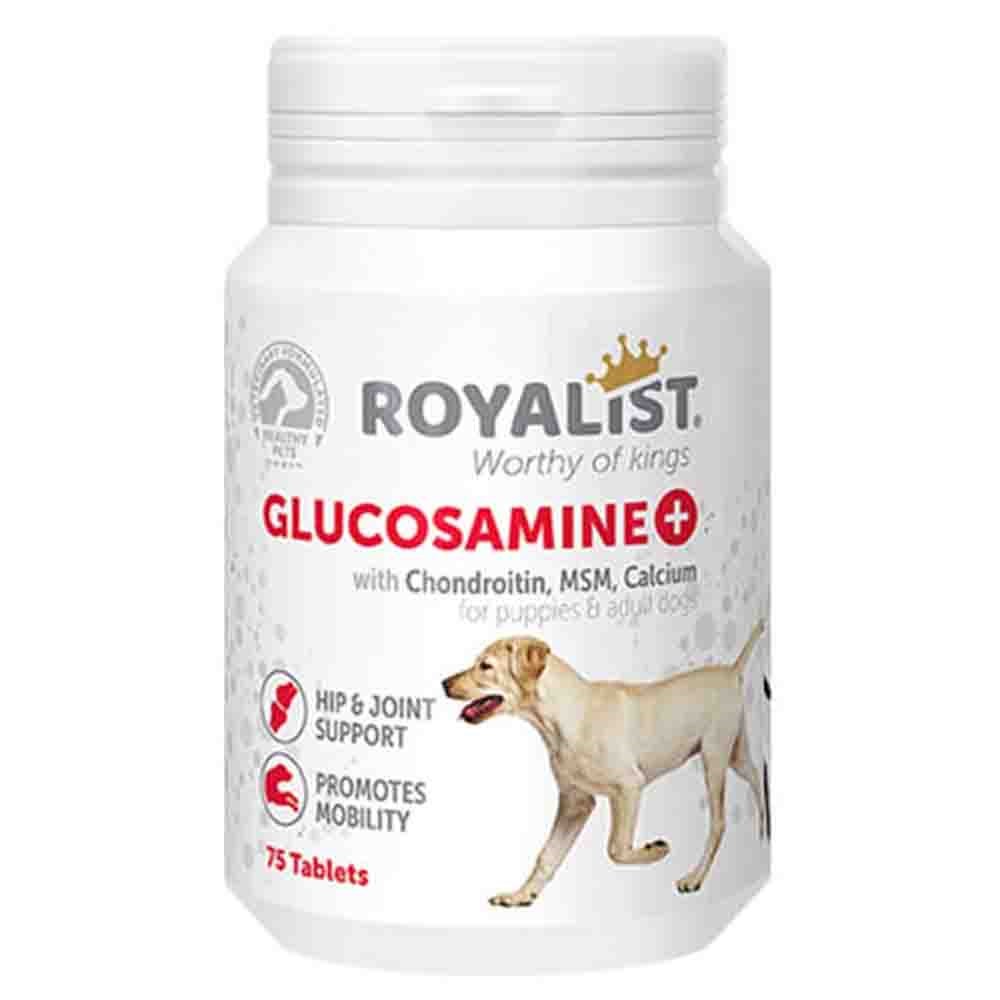 Royalist Glucosamine Köpekler İçin Kalça ve Eklem Sağlığı Destekleyici Tablet 75 Adet 8682291403009 Amazon Pet Center