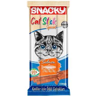 Snacky Somonlu Stick Kedi Ödülü 3 x 5 gr 8682631201821 Amazon Pet Center